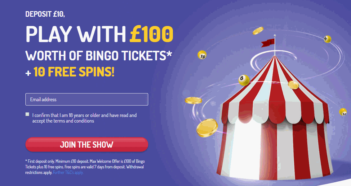 Bingo sites with free signup bonus no deposit required